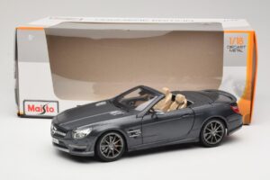 Mercedes SL65 AMG Black Series R230 Matte Black Maisto 1:18 36198 Diecast — photo 8 of 8