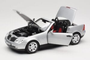 Mercedes SLK R170 Brilliant Silver Norev 1:18 183020 Diecast — photo 2 of 9