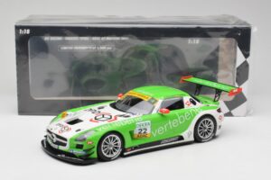 Mercedes AMG SLS C197 GT3 MS Racing #22 V. Sigacev / C. Stoll ADAC GT Masters 2011 Minichamps 1:18 151113102 Diecast — photo 6 of 6