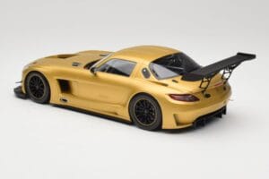 Mercedes AMG SLS C197 GT3 Street Gold Minichamps 1:18 151113106 Diecast — photo 5 of 6