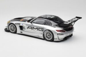 Mercedes AMG SLS C197 GT3 Team AMG China #96 M. Hakkinen / C. Cheng Zhuhai 6th 2011 Minichamps 1:18 151113196 Diecast — photo 5 of 6