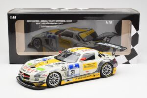 Mercedes SLS AMG GT3 #21 Rowe Racing Arnold / Roloff / Seyffarth / Jäger ADAC 24 Hours Nürburgring 2013 Minichamps 1:18 15113 — photo 6 of 6