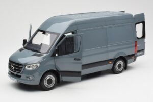 Mercedes Sprinter W907 Blue Grey Norev 1:18 183423 Diecast — photo 2 of 7