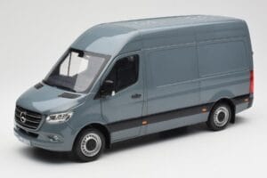 Mercedes Sprinter W907 Blue Grey Norev 1:18 183423 Diecast