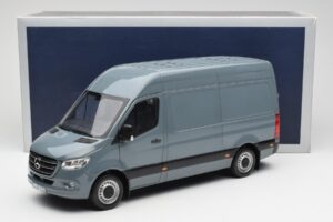 Mercedes Sprinter W907 Blue Grey Norev 1:18 183423 Diecast — photo 7 of 7