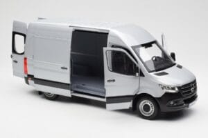 Mercedes Sprinter W907 Silver Norev 1:18 183424 Diecast — photo 5 of 8