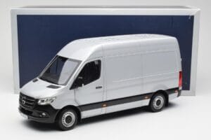Mercedes Sprinter W907 Silver Norev 1:18 183424 Diecast — photo 8 of 8