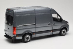 Mercedes Sprinter W907 Panel Van Selenite Grey Metallic Norev 1:18 B66004163 Diecast — photo 3 of 8