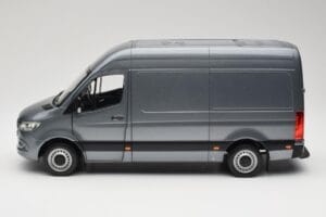 Mercedes Sprinter W907 Panel Van Selenite Grey Metallic Norev 1:18 B66004163 Diecast — photo 4 of 8