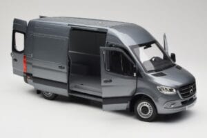 Mercedes Sprinter W907 Panel Van Selenite Grey Metallic Norev 1:18 B66004163 Diecast — photo 5 of 8