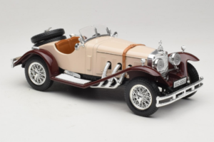 Mercedes SSK Beige & Dark Red Bburago 1:18 3009-M4 Diecast — photo 4 of 6