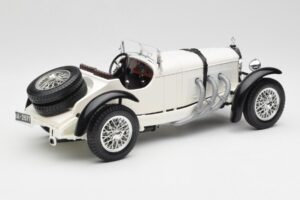 Mercedes SSKL White Bburago 1:18 3002 Diecast — photo 3 of 8
