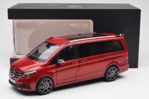 Mercedes V-Class W447 Designo Hyacinth Red Metallic Norev 1:18 B66004166 Diecast — photo 7 of 7