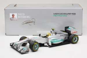 Mercedes W03 #8 N. Rosberg Mercedes AMG Petronas Showcar 2012 Minichamps 1:18 110120078 Diecast — photo 7 of 7