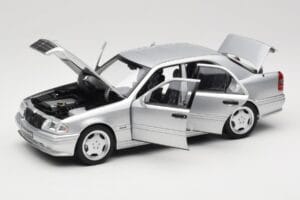 Mercedes C36 AMG W202 Silver Metallic Norev 1:18 183380 Diecast — photo 2 of 8