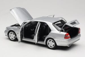 Mercedes C36 AMG W202 Silver Metallic Norev 1:18 183380 Diecast — photo 5 of 8