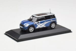 Mini Clubman R55 Cooper S Blue Metallic Onitsuka Tiger Minichamps 1:43 403138676 Diecast — photo 2 of 4