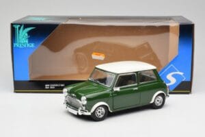 Mini Cooper S British Racing Green & Old English White Solido 1:18 8021 Diecast — photo 8 of 8