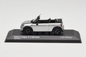 Mini Cooper S R57 Cabriolet Silver Minichamps 1:43 431138830 Diecast