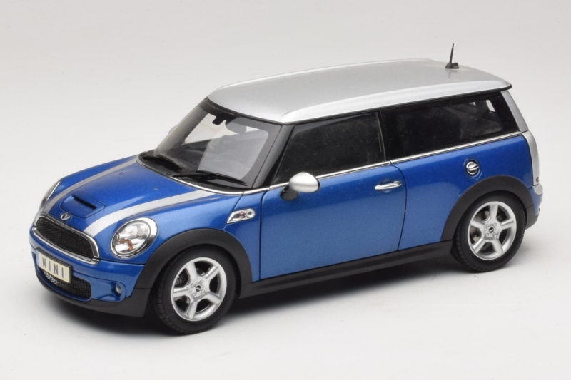 Mini Cooper S Clubman R55 Blue & Silver Kyosho 1:18 80430421048 Diecast