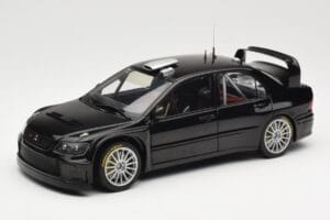 Mitsubishi Lancer Evolution WRC Plain Body Black AUTOart 1:18 80528 Diecast