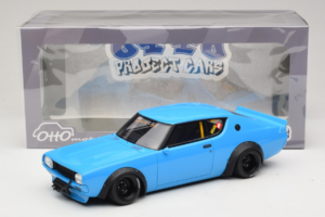 Nissan Skyline 2000 GT-R KPGC110 LB Works Blue Otto 1:18 OT1210 Resin — photo 2 of 6