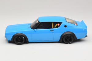 Nissan Skyline 2000 GT-R KPGC110 LB Works Blue Otto 1:18 OT1210 Resin — photo 3 of 6