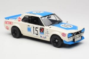 Nissan Skyline 2000GT-R KPGC10 #15 K. Takahashi Nissan Works JTCC 1972 Kyosho 1:18 08122B Diecast — photo 6 of 8