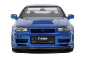 Nissan Skyline GT-R R34 NISMO Z-Tune Bayside Blue Otto 1:12 G082 Resin — photo 2 of 4