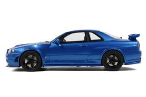 Nissan Skyline GT-R R34 NISMO Z-Tune Bayside Blue Otto 1:12 G082 Resin — photo 4 of 4