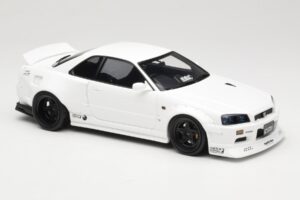 Nissan Skyline GT-R BNR34 by KRC Pearl White Otto 1:18 OT1135 Resin — photo 4 of 6