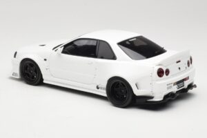 Nissan Skyline GT-R BNR34 by KRC Pearl White Otto 1:18 OT1135 Resin — photo 5 of 6