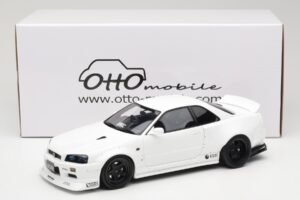 Nissan Skyline GT-R BNR34 by KRC Pearl White Otto 1:18 OT1135 Resin — photo 6 of 6