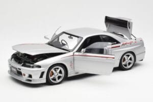 Nissan Skyline GT-R R33 R-Tune Silver AUTOart 1:18 77326 Diecast — photo 2 of 8