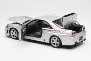 Nissan Skyline GT-R R33 R-Tune Silver AUTOart 1:18 77326 Diecast — photo 5 of 8