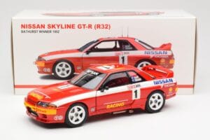 Nissan Skyline GT-R R32 #1 J. Richards / M. Skaife Bathurst 1000 Winner 1992 AUTOart 1:18 89279 Diecast — photo 8 of 8