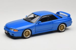 Nissan Skyline GT-R R32 V-Spec II Tuned Blue AUTOart 1:18 77415 Diecast