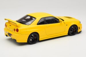 Nissan Skyline GT-R R34 Customized Version Yellow MotorHelix 1:18 M83412 Diecast — photo 3 of 8
