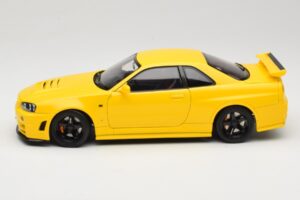 Nissan Skyline GT-R R34 Customized Version Yellow MotorHelix 1:18 M83412 Diecast — photo 4 of 8