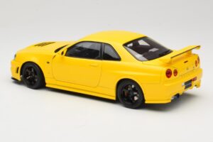 Nissan Skyline GT-R R34 Customized Version Yellow MotorHelix 1:18 M83412 Diecast — photo 7 of 8