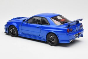 Nissan Skyline GT-R R34 NISMO Z-Tune Bayside Blue AUTOart 1:18 77354 Composite — photo 7 of 8