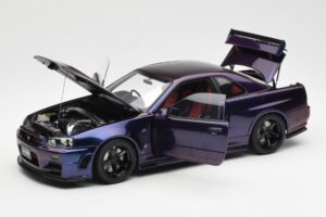 Nissan Skyline GT-R R34 NISMO Z-Tune Midnight Purple III AUTOart 1:18 77464 Composite — photo 2 of 8