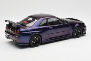 Nissan Skyline GT-R R34 NISMO Z-Tune Midnight Purple III AUTOart 1:18 77464 Composite — photo 3 of 8
