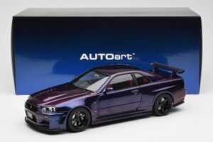 Nissan Skyline GT-R R34 NISMO Z-Tune Midnight Purple III AUTOart 1:18 77464 Composite — photo 8 of 8