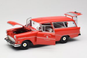 Opel Rekord P1 Caravan Feuerwehr Neuenkirchen Minichamps 1:18 180043291 Diecast — photo 2 of 8