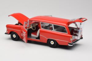 Opel Rekord P1 Caravan Feuerwehr Neuenkirchen Minichamps 1:18 180043291 Diecast — photo 5 of 8
