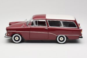 Opel Rekord P1 Caravan Red Minichamps 1:18 180043211 Diecast — photo 4 of 8