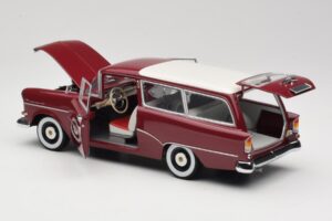 Opel Rekord P1 Caravan Red Minichamps 1:18 180043211 Diecast — photo 5 of 8