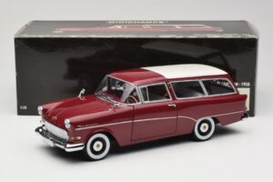 Opel Rekord P1 Caravan Red Minichamps 1:18 180043211 Diecast — photo 8 of 8