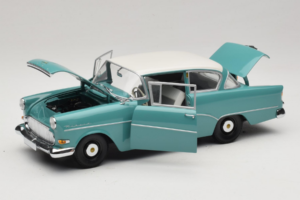 Opel Rekord P1 Turquoise Blue Minichamps 1:18 180043200 Diecast — photo 2 of 8